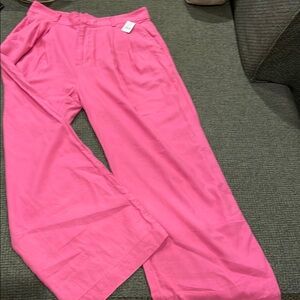 Gap Pink Wide-Leg Pants (sz 10)